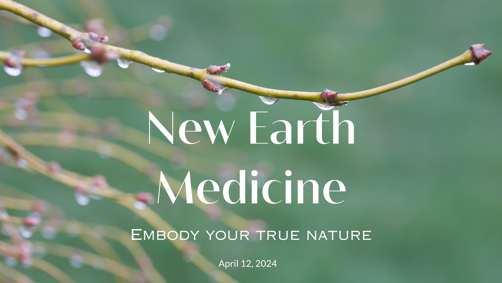 New Earth Medicine