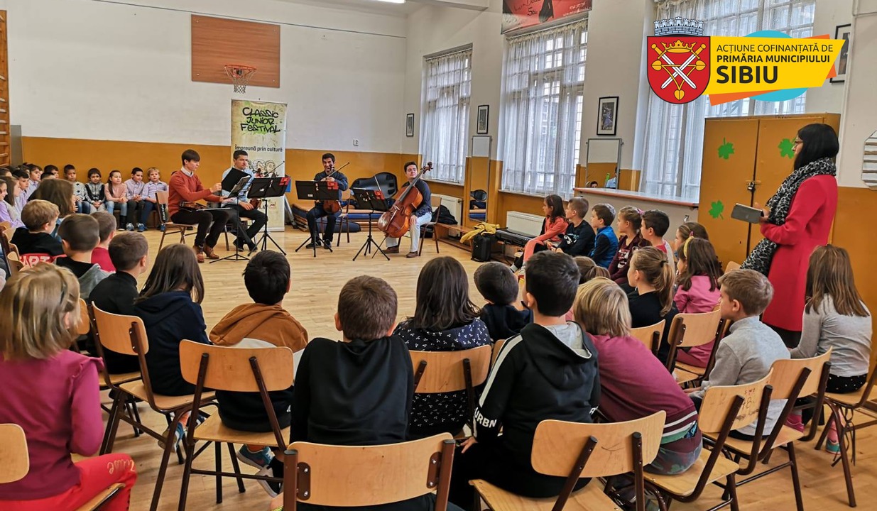 Ateliere-spectacol de muzică clasică la Colegiul Național Pedagogic A. Șaguna - Classic Junior Festival 2020