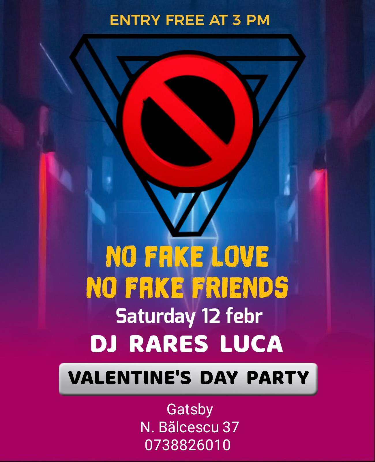 Valentine's Day Party with Dj Rares Luca