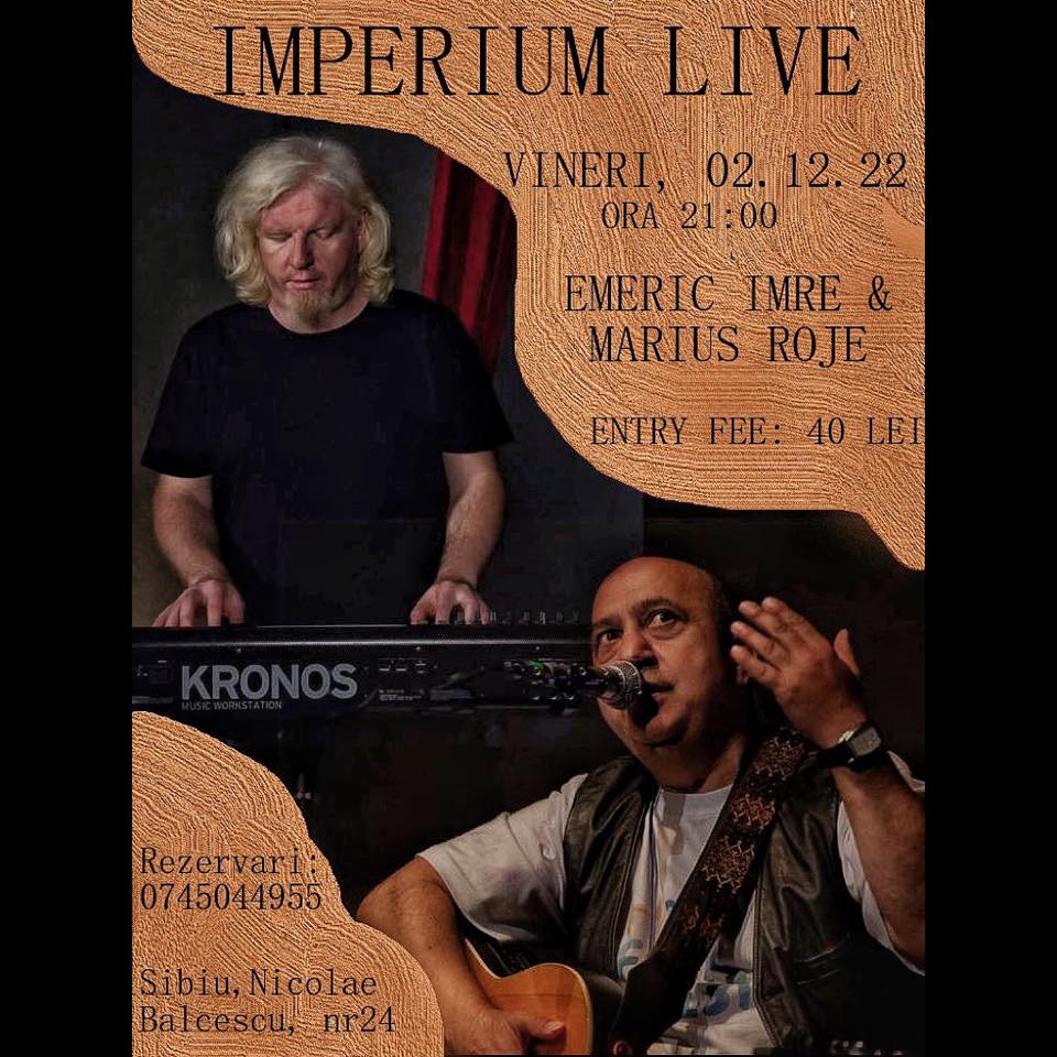 EMERIC IMRE & MARIUS ROJE - Concert Live