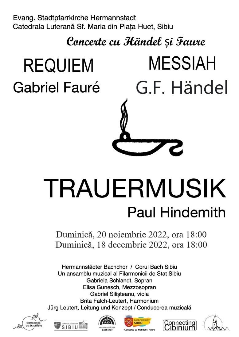 Concerte cu Handel si Faure
