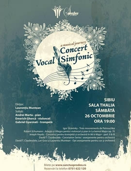 Concert vocal-simfonic: A musical journey