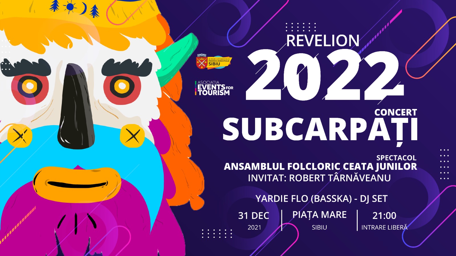 Concert SUBCARPAȚI: Revelion 2022 în Piața Mare