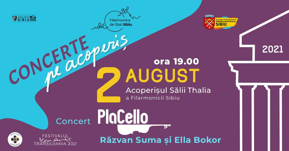 Concert PlaCello. Răzvan Suma și Ella Bokor