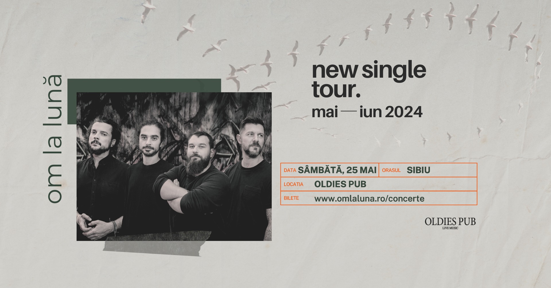 om la lună │ new single tour. ── Sibiu, 25 mai