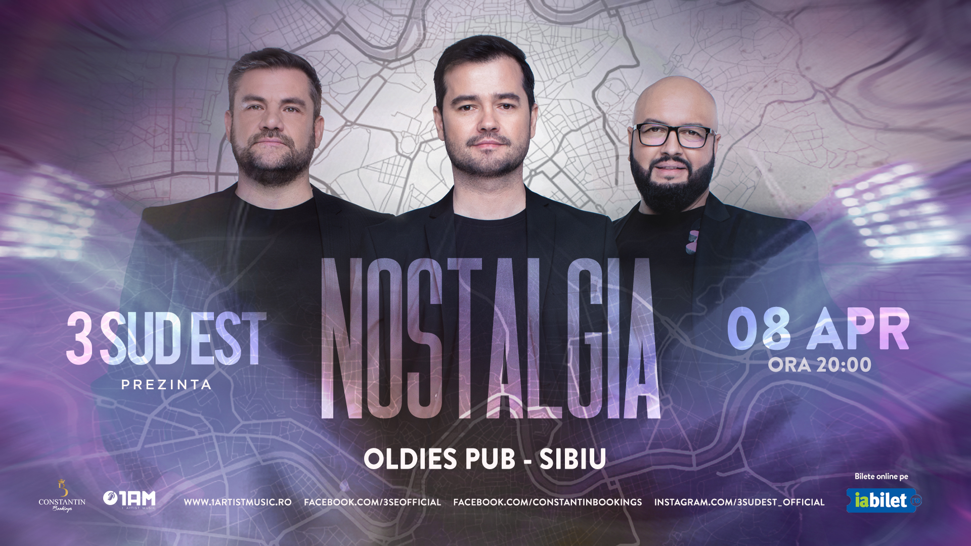Concert 3 Sud Est - NOSTALGIA @Sibiu - Oldies Pub