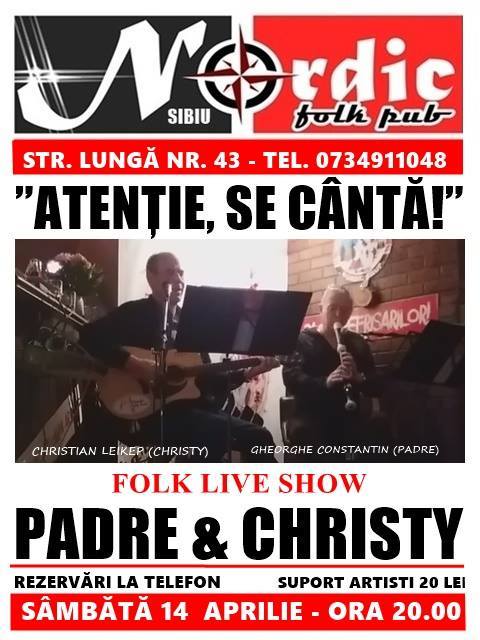 Folk Live Show cu Padre și Christy