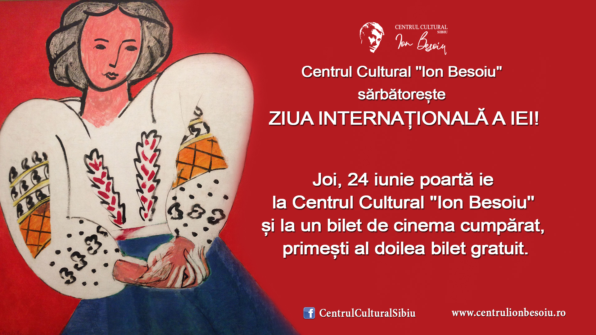 Ziua International a Iei la Centrul Cultural ''Ion Besoiu''  