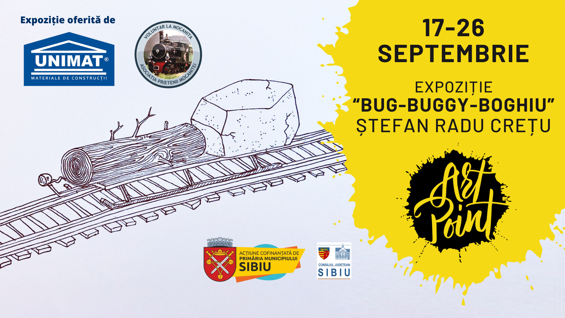 Expoziție “Bug-Buggy-Boghiu” de Ștefan Radu Crețu // Galeria ArtPoint