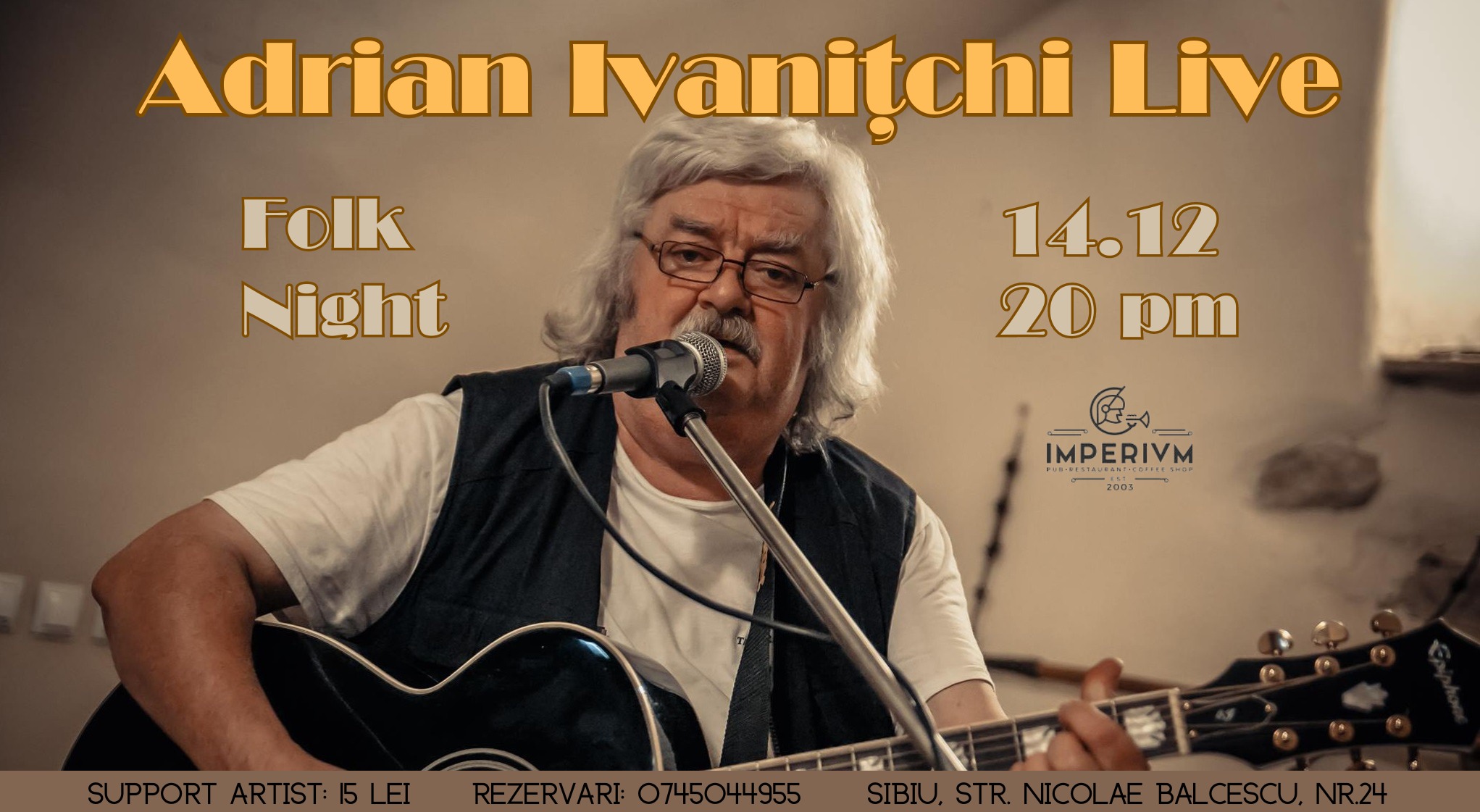Adrian Ivanițchi Live - Folk Night