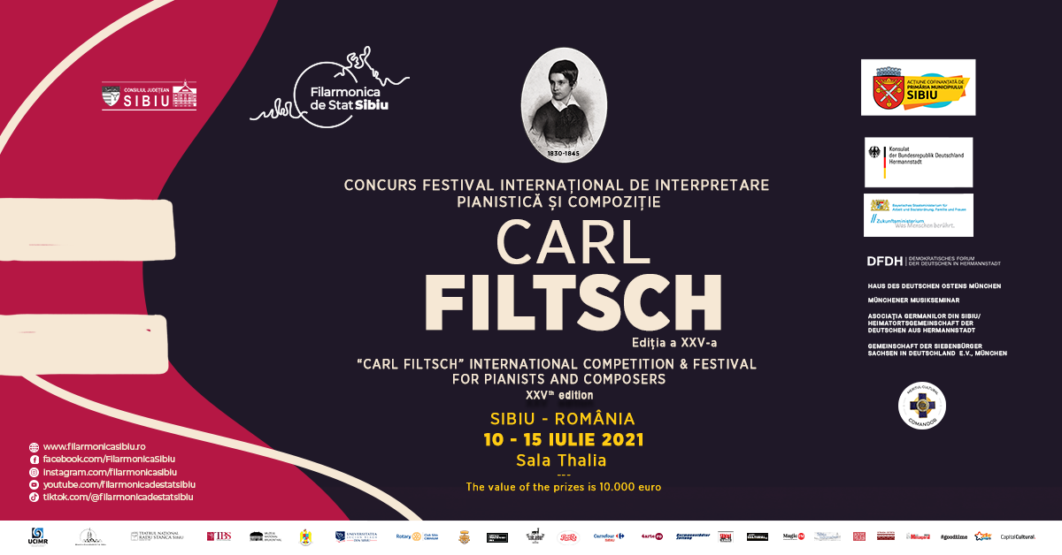 Festivalul Carl Filtsch. Gala de Deschidere. Recital de Pian. Vernisaj