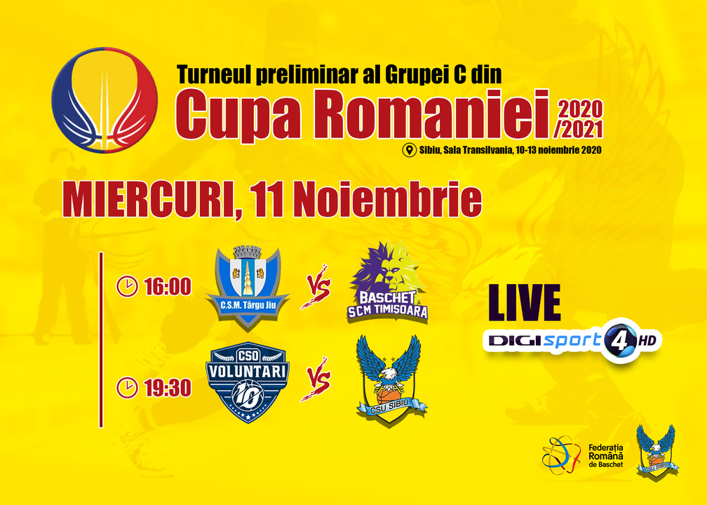 Turneul preliminar al grupei C din Cupa României ONLINE