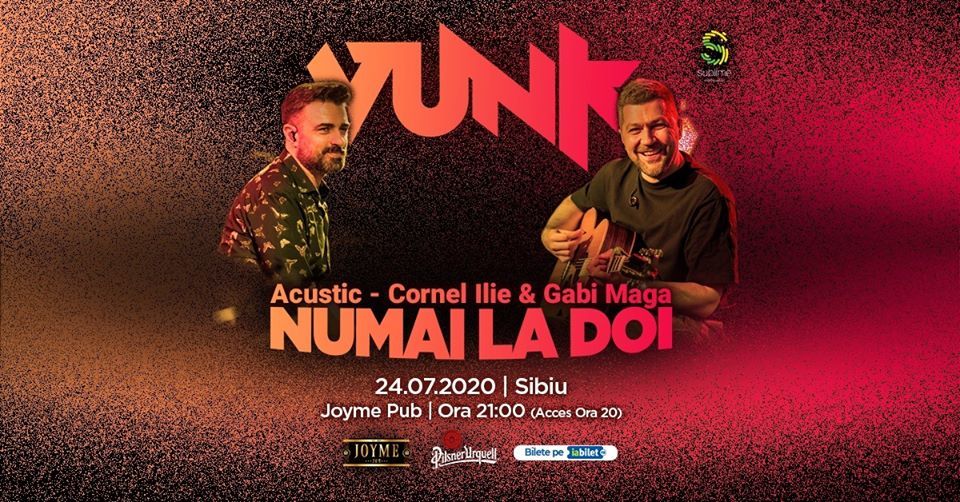 Concert acustic VUNK - Numai la doi@Sibiu