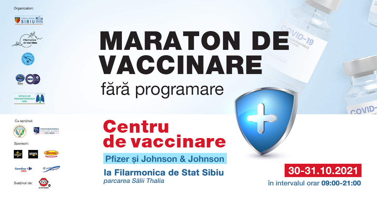 Maraton de vaccinare la Sala Thalia