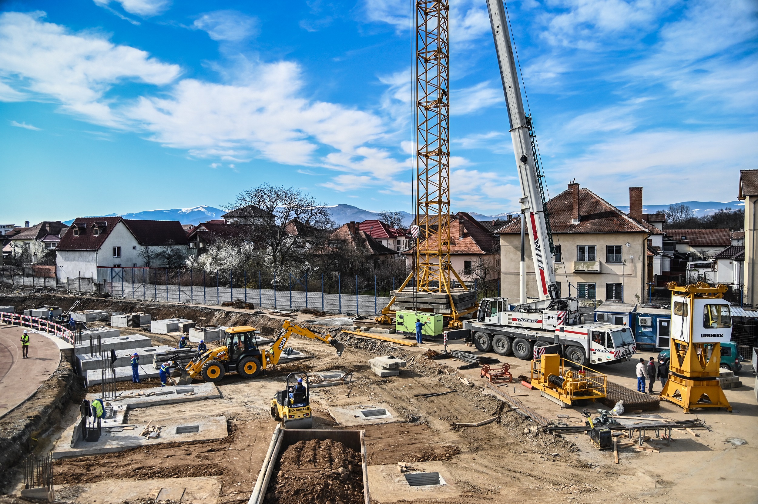 Lucrărilor de modernizare a infrastructurii Sibiului continuă