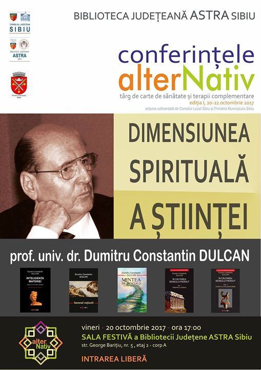 Prof DC Dulcan - Conferințele Alternativ at bjastra