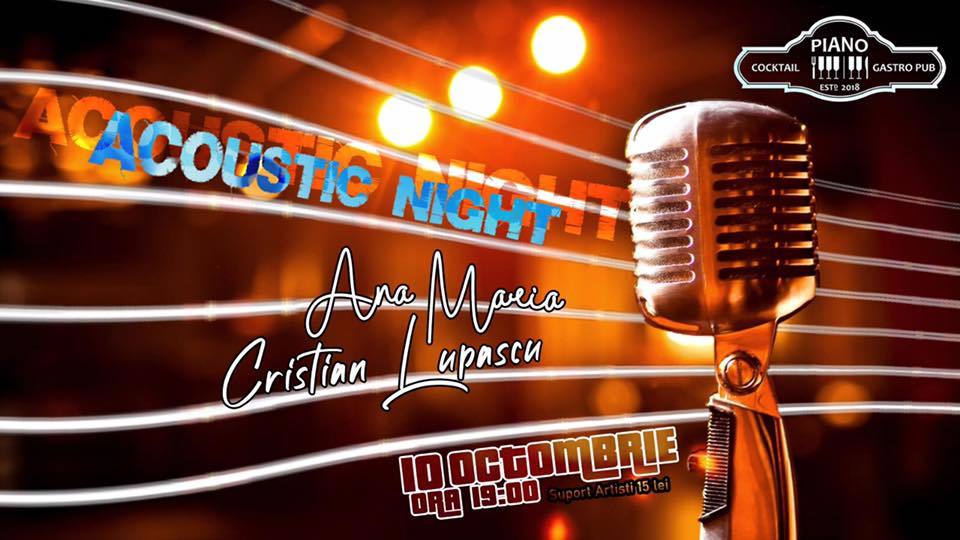 Live Acoustic Night || Ioana Ana Maria & Cristian Lupascu