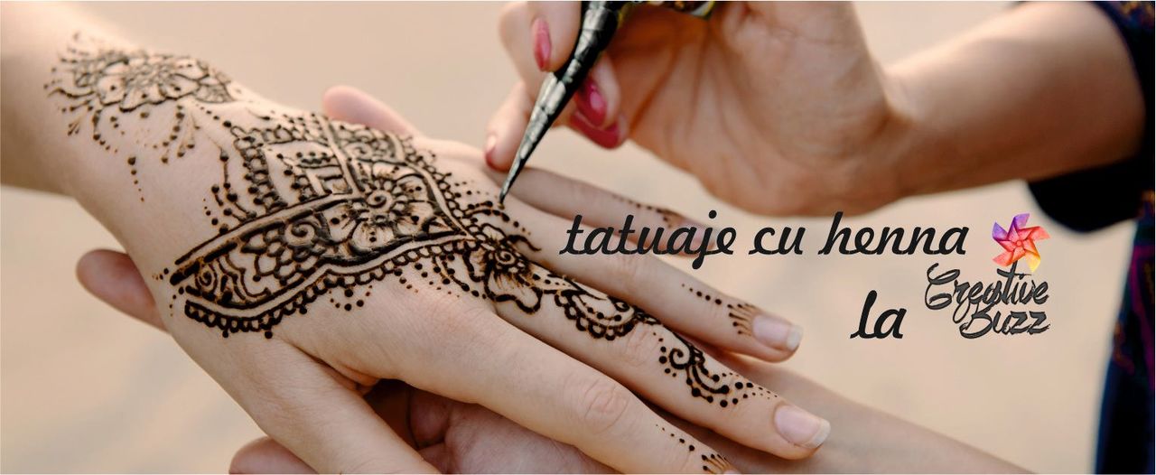 Tatuaje cu henna la Creative Buzz #21
