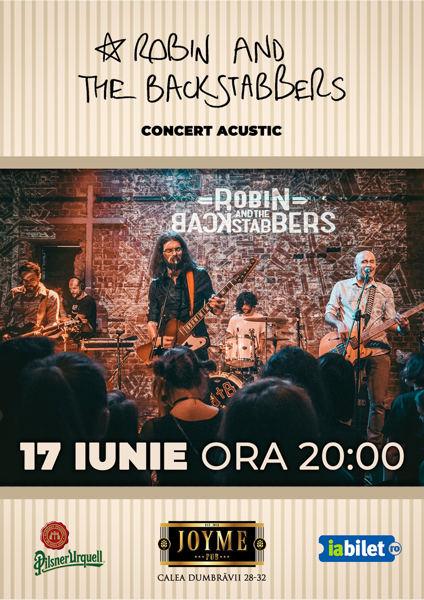 Robin and the Backstabbers la Joyme Pub Sibiu