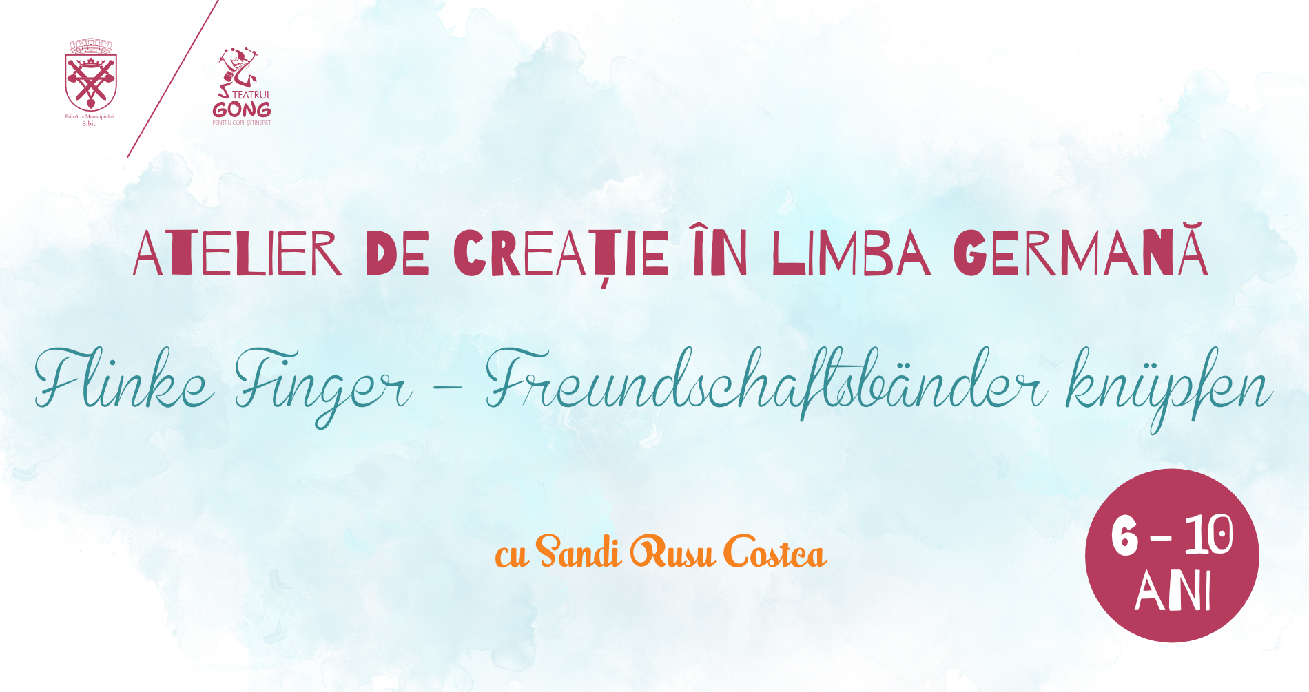 Atelier de creație în limba germană „Flinke Finger” – Brățările împletite