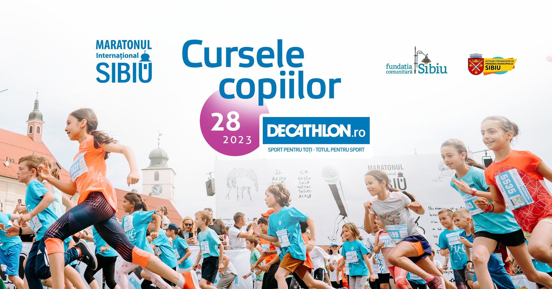 Maratonul Internațional Sibiu 2023: Cursele Copiilor Decathlon