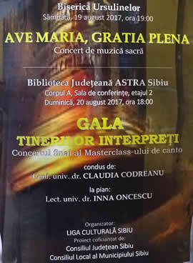 Ave Maria, Gratia Plena - Concert de muzica sacra