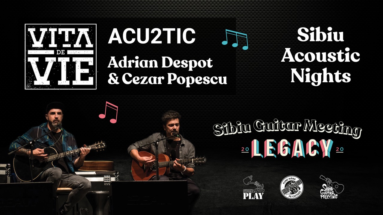 Concert Adrian Despot și Cezar Popescu (Vița de Vie) - Sibiu Acoustic Nights
