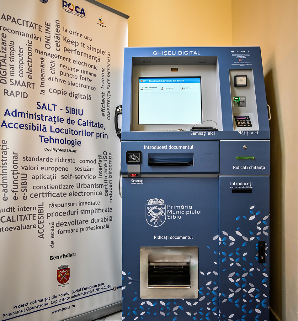 Ghișeul digital al Primăriei Sibiu, în testare