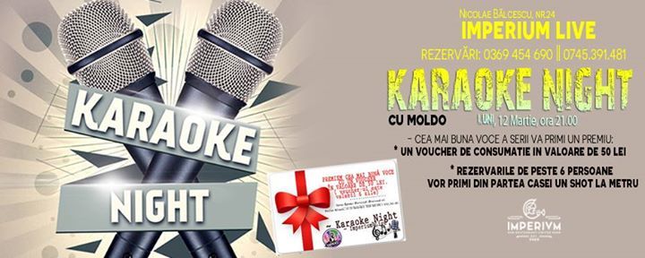 ● Karaoke Night cu Moldo ● Imperium live
