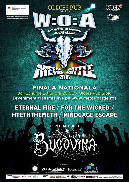 Concursul “Wacken Metal Battle” România 2016