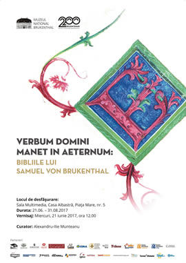 Verbum Domini Manet in Aeternum: Bibliile lui Samuel von Brukenthal