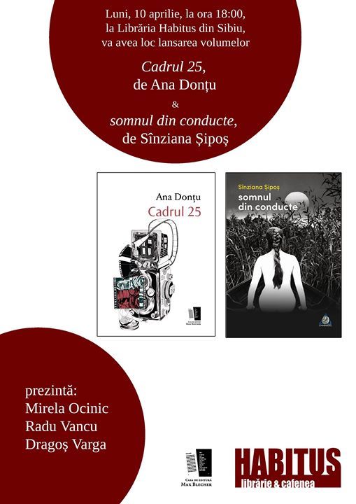 Lansare de carte - Ana Donțu și Sînziana Șipoș