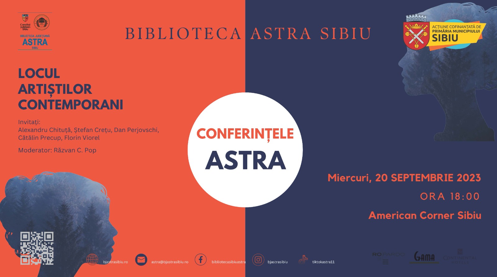 Conferințele ASTRA: A doua întâlnire aduce față în față artiști contemporani sibieni