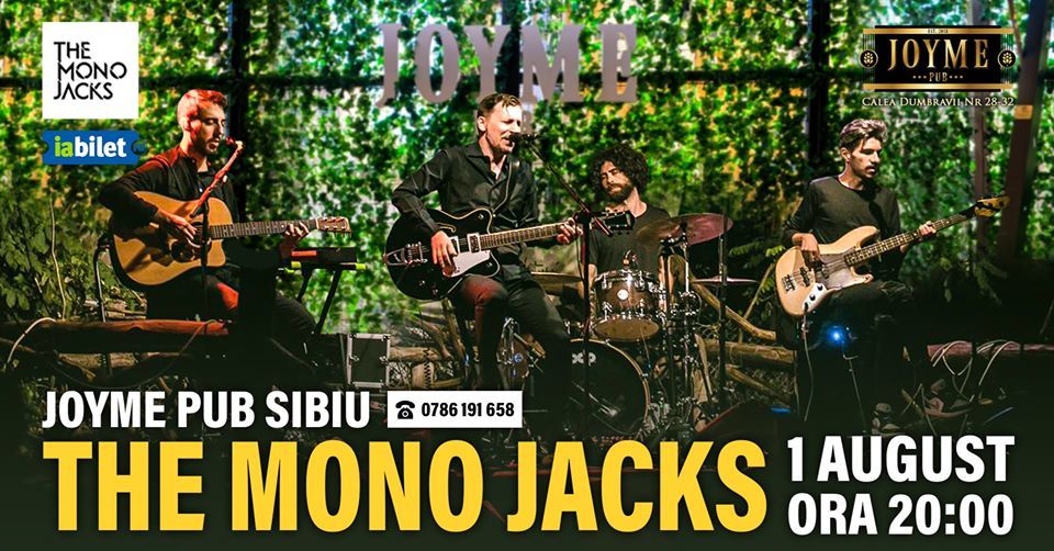 Concert The Mono Jacks pe terasa Joyme Pub Sibiu