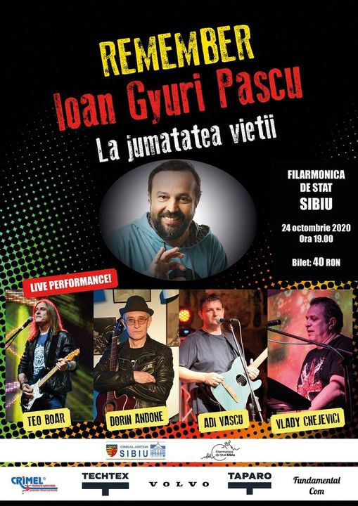Concert Remember Ioan GYURI Pascu-"La jumatatea vietii"