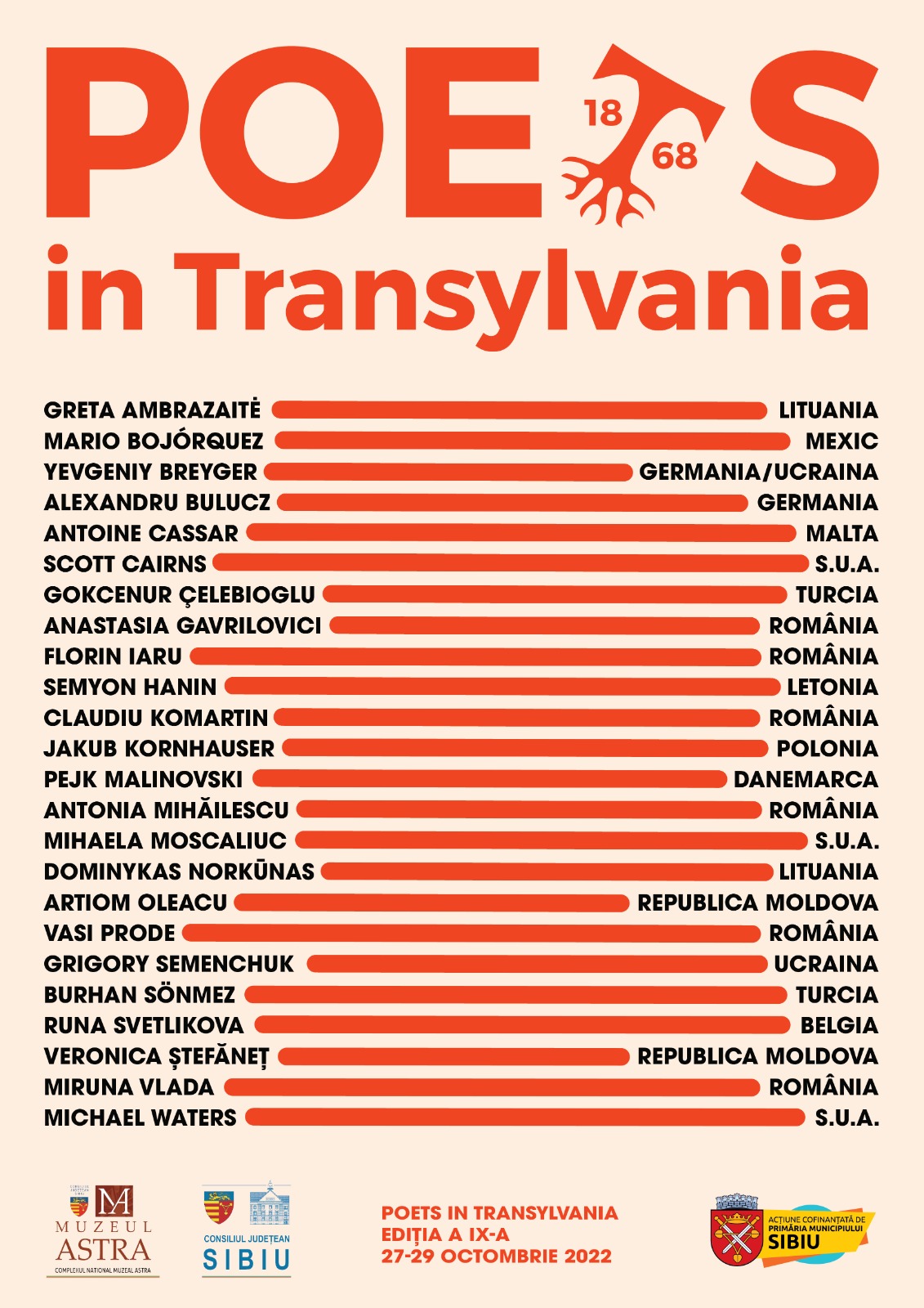 Poets in Transylvania, ediția a IX-a