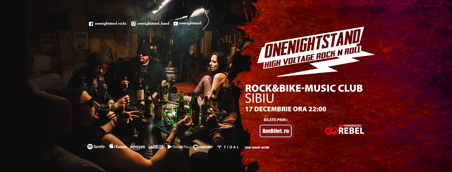 onenightstand live in Rock&Bike - Music Club, Sibiu