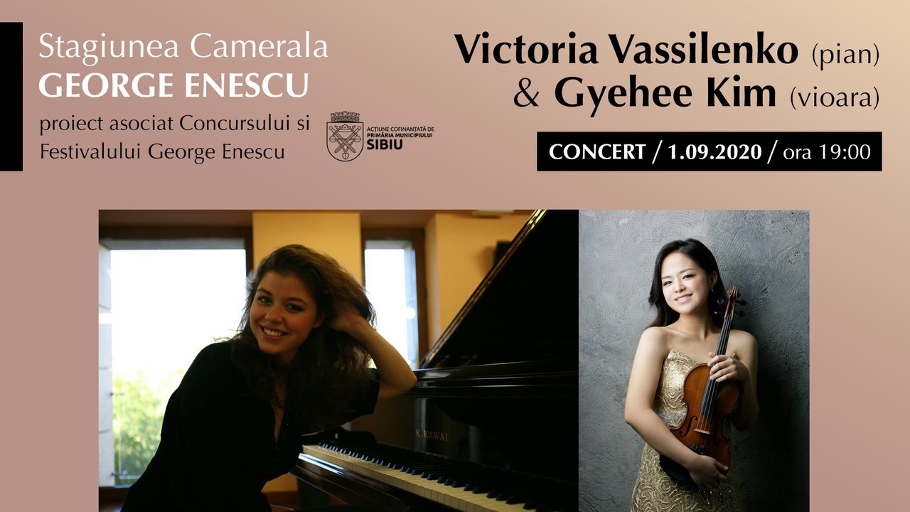 Concert Victoria Vassilenko & Gyehee Kim ✦ Stagiunea Camerală George Enescu