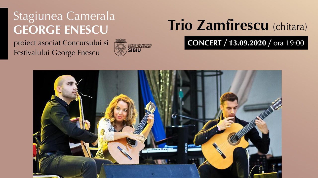 Concert Trio Zamfirescu ✦ Stagiunea Camerală George Enescu