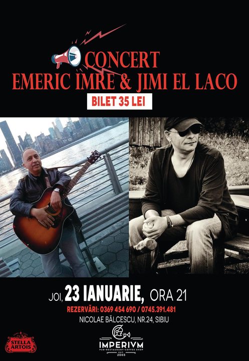 Concert live / Emeric Imre & Jimi El Laco