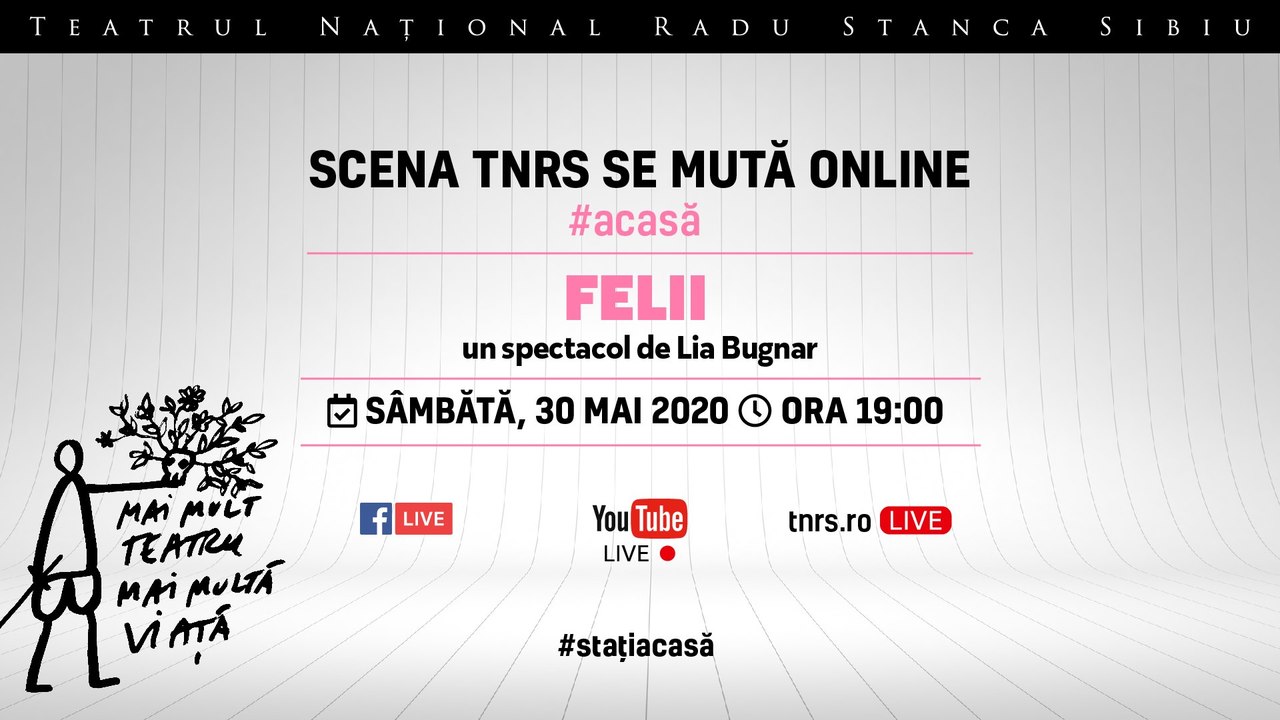 „Felii”, un spectacol de Lia Bugnar, cu Ofelia Popii #online