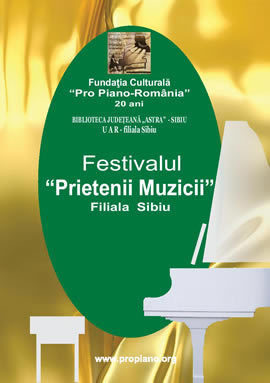 Festivalul Prietenii Muzicii- Pro Piano