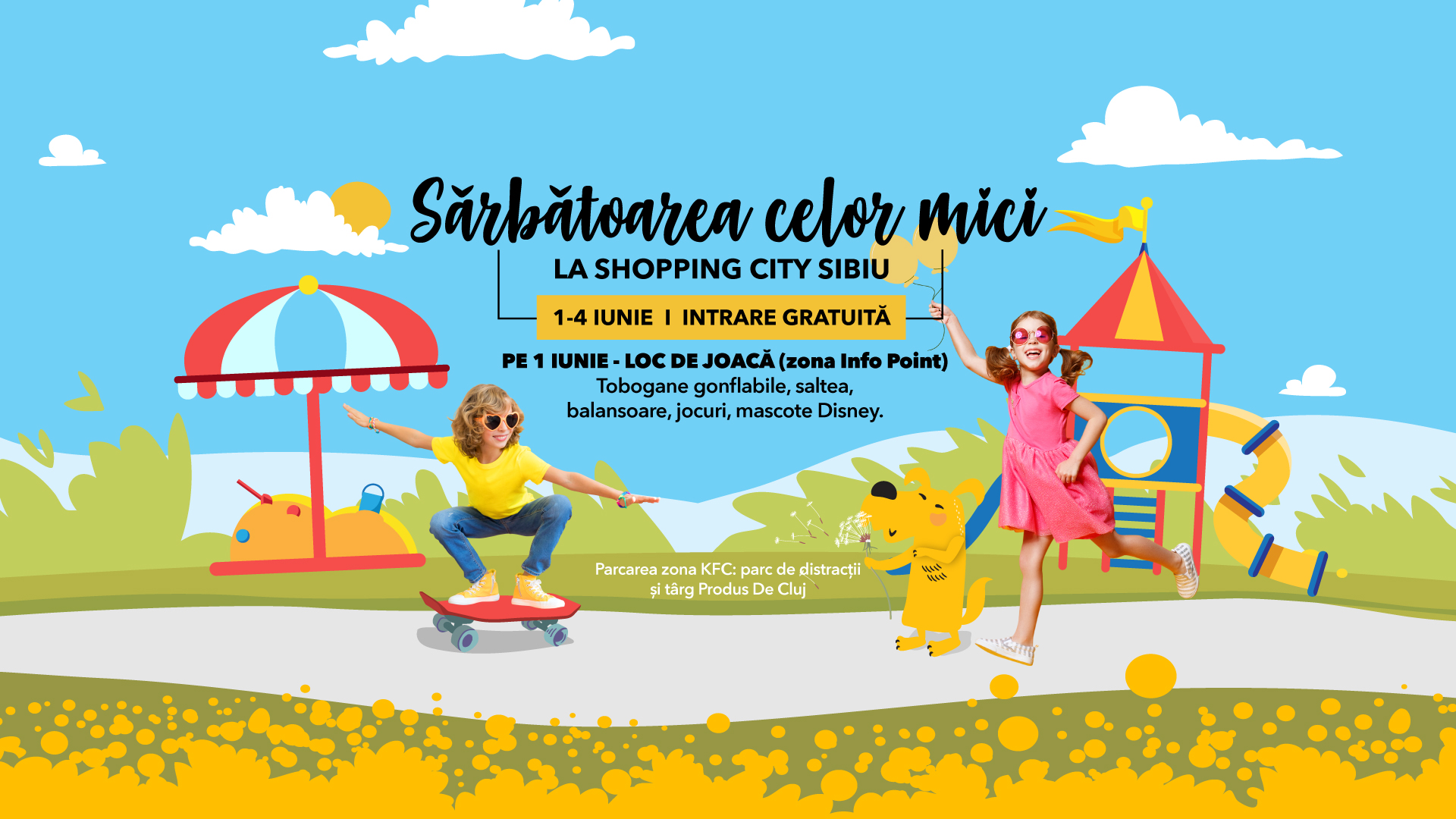 Sărbătoarea celor mici la Shopping City Sibiu
