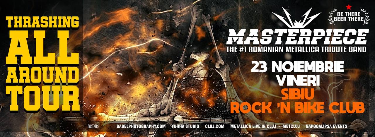 ★Masterpiece(#1 Metallica tribute RO)★SIBIU★Rock N'Bike club