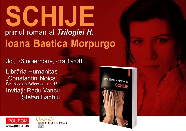 Ioana Baetica Morpurgo despre cel mai nou roman - Schije