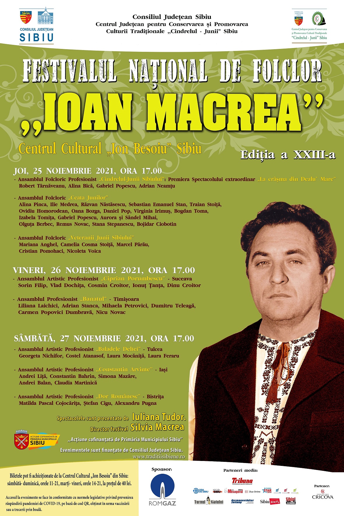Festivalul Național de Folclor „Ioan Macrea” , ediția XXIII