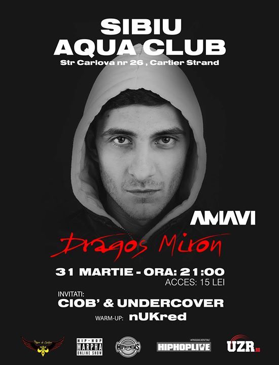 Concert Dragos Miron in Sibiu la Aqua Club