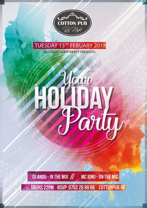 Your Holiday Party #scoolstudentparty