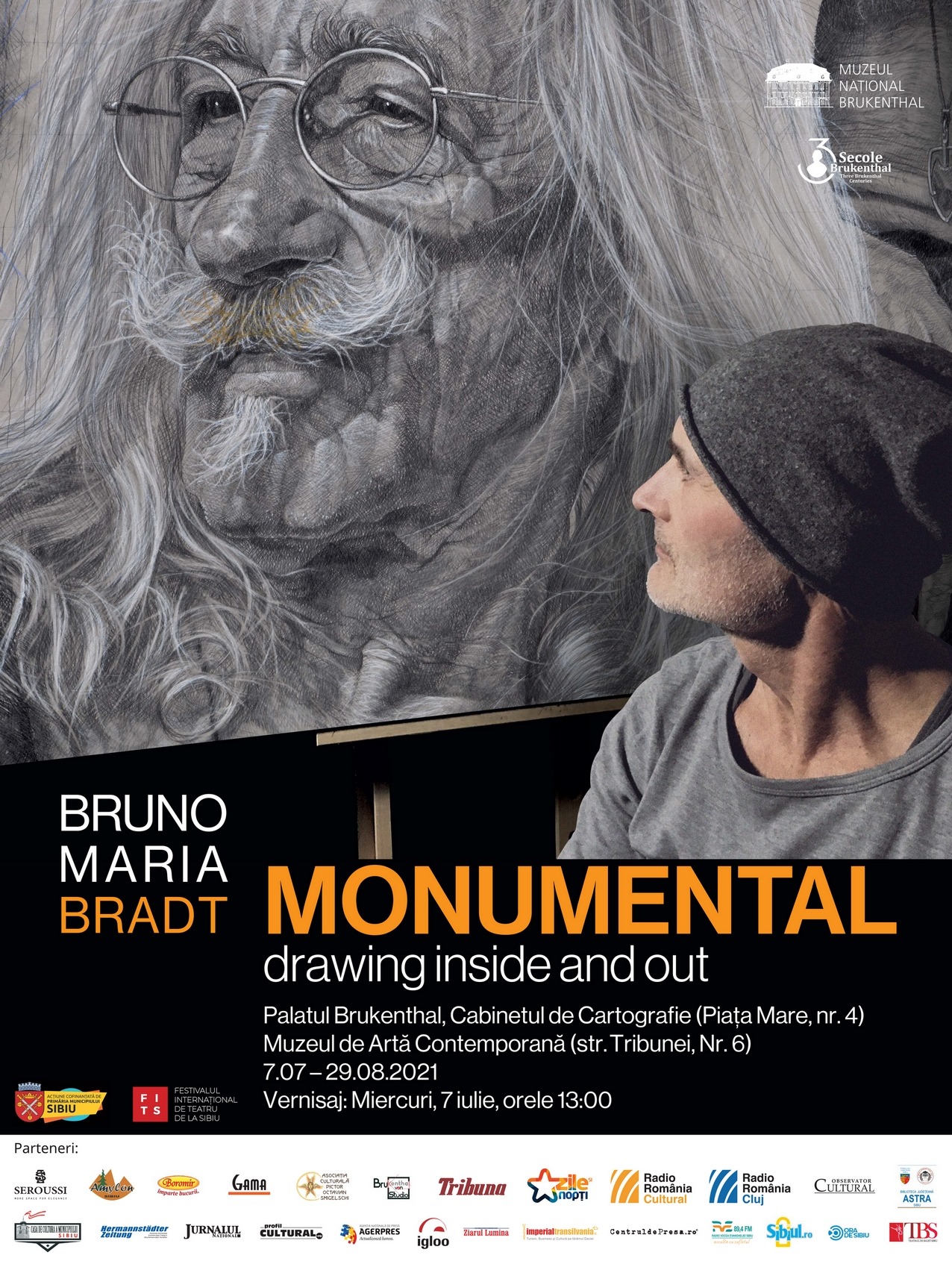 Duplex expozițional: Bruno Maria Bradt: Monumental – Drawing inside and out