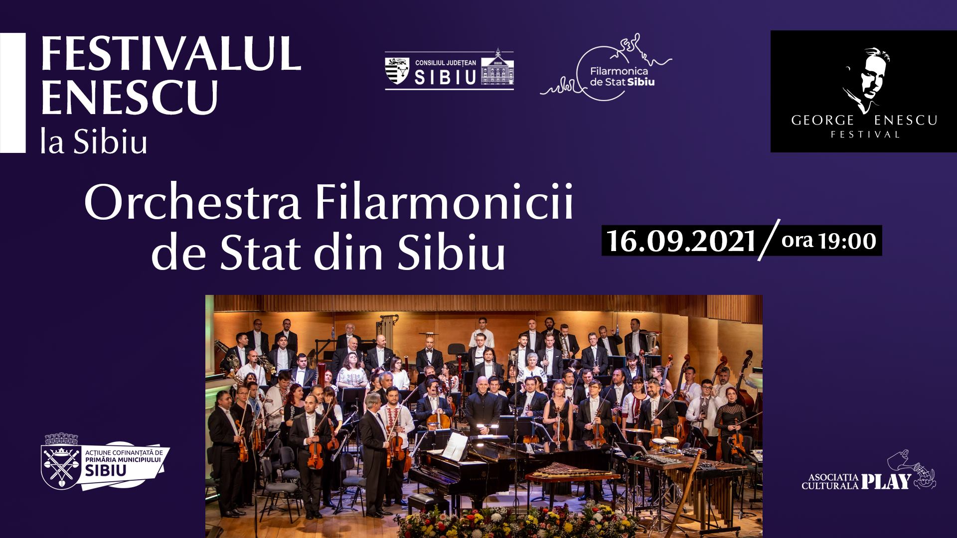 Concert Orchestra Filarmonicii de Stat din Sibiu ✦ Festivalul Enescu la Sibiu